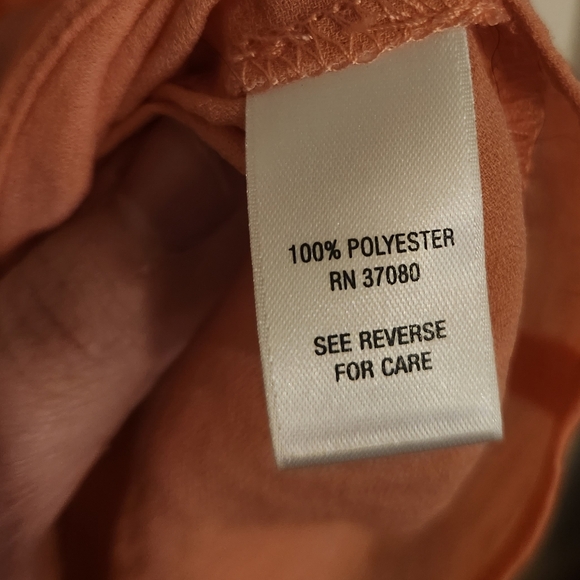 NWT Blooming Dahlia Ruffle Drawstring Crepe Cato Blouse Size 18/20 - Picture 3 of 3